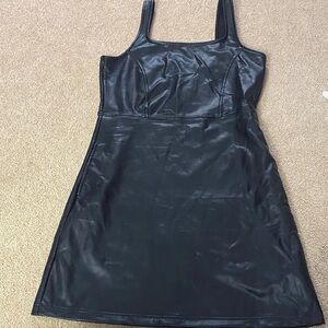Abercrombie Kids Girls Black Dress Leather